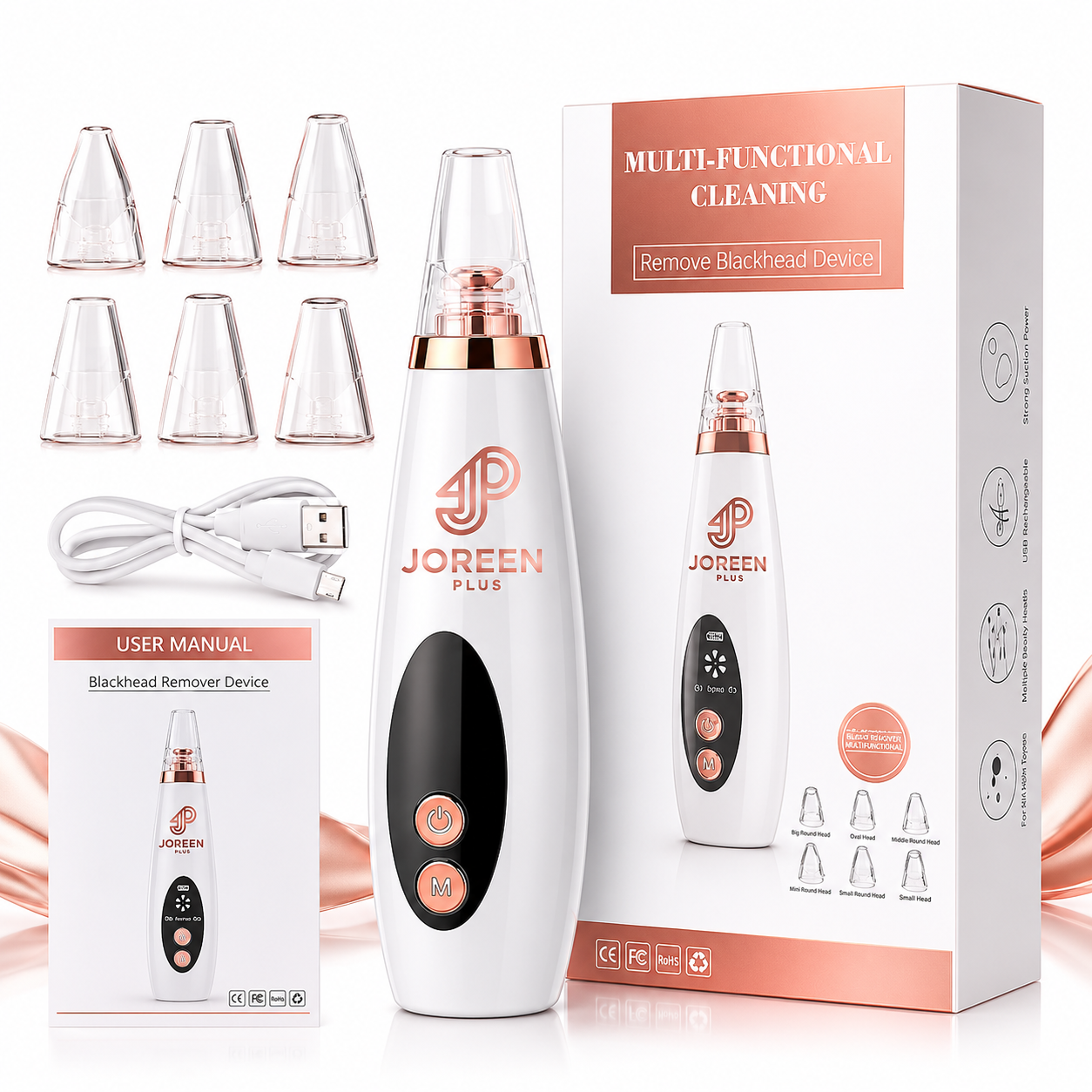 5-in-1 Electric Blackhead Remover & Pore Vacuum
