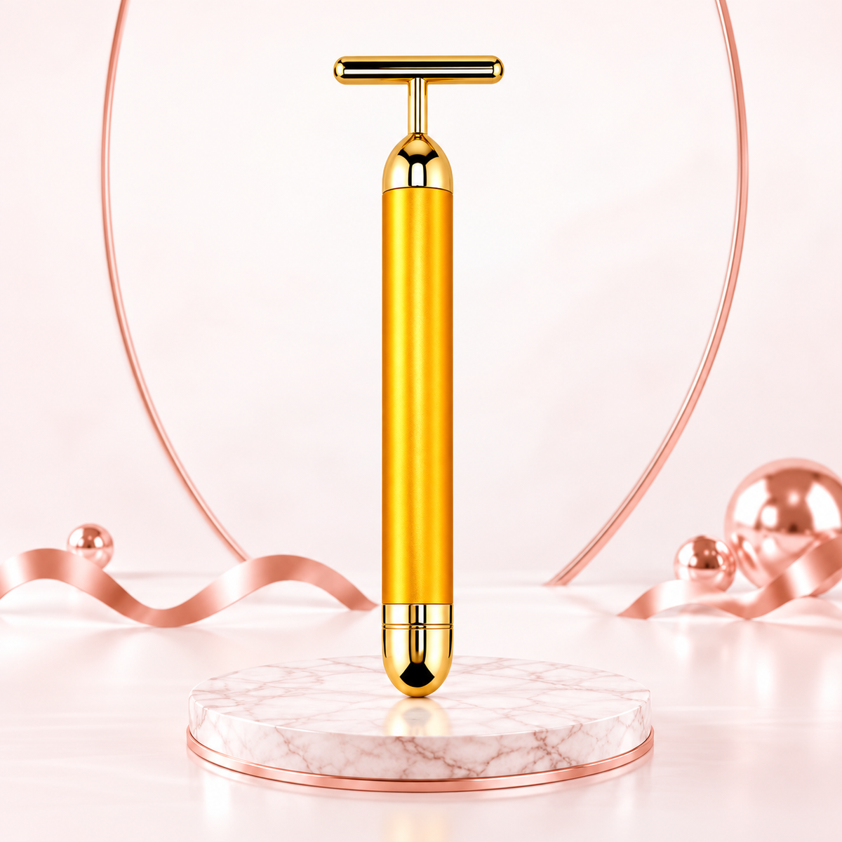 24K Gold Vibrating Facial Massage Roller
