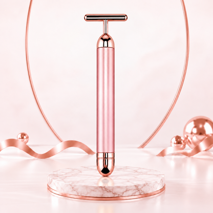 24K Gold Vibrating Facial Massage Roller