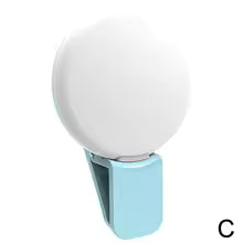 Clip-On LED Selfie Light - Portable Mobile Phone Light for Photos & Videos