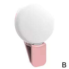 Clip-On LED Selfie Light - Portable Mobile Phone Light for Photos & Videos
